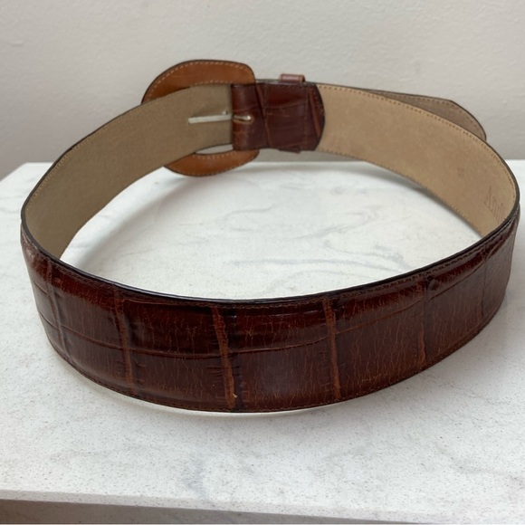 Brown Leather Belt - Picture 6 of 6